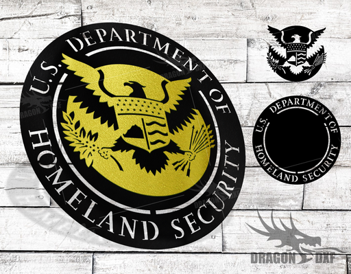 2 Layer - US Dept. Homeland Security Logo - DXF Download