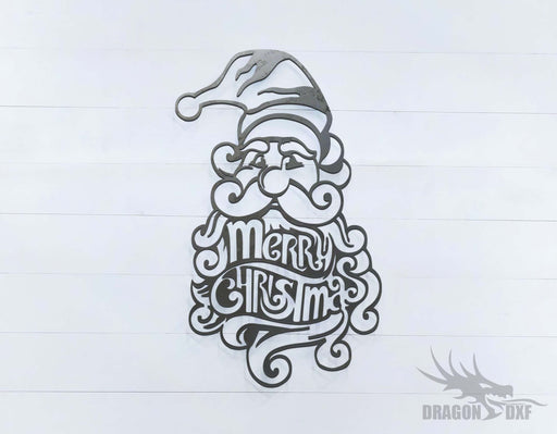 Merry Christmas Santa Claus - DXF Download