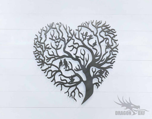 Tree of Life  - Heart - DXF Download