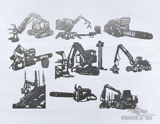 Logger and Chainsaw Bundle - 35 designs