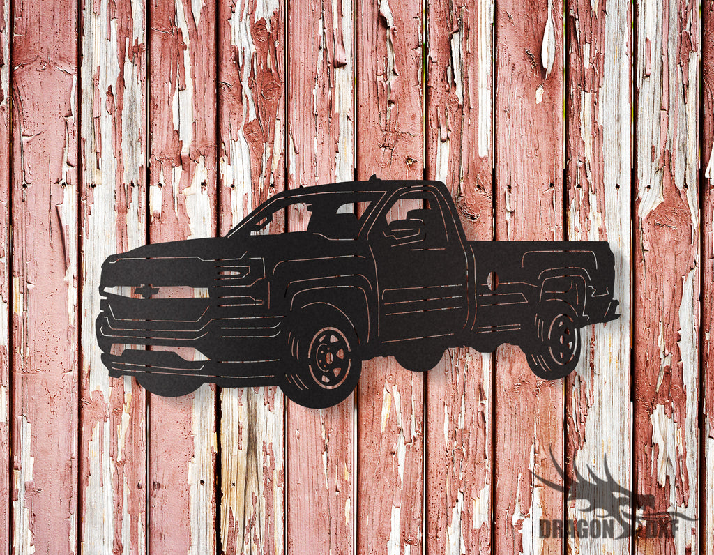 2018 Chevy Silverado - DXF Download — DragonDXF