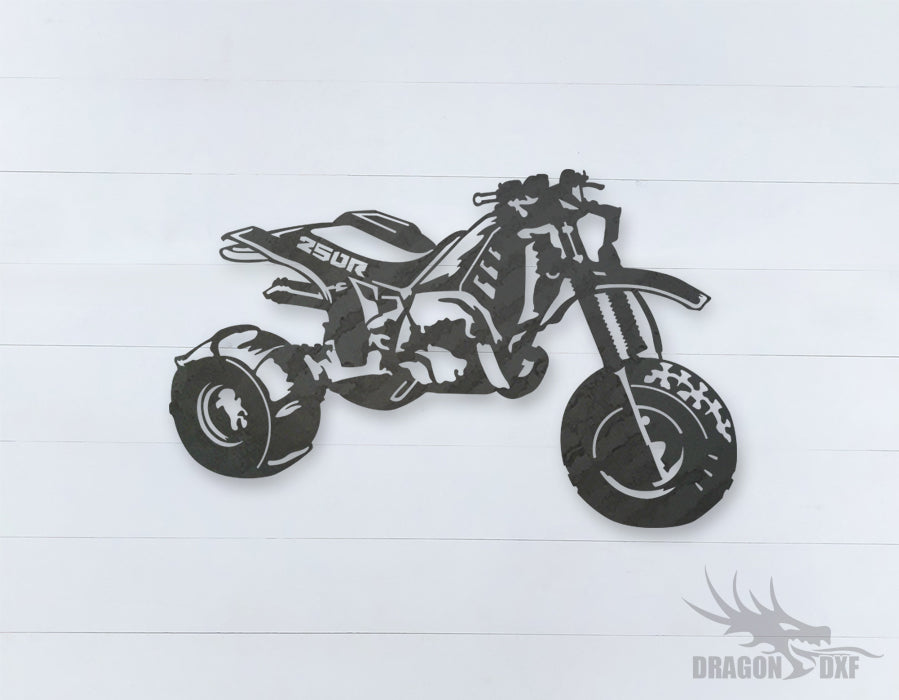 250r motorcycle - DXF Download