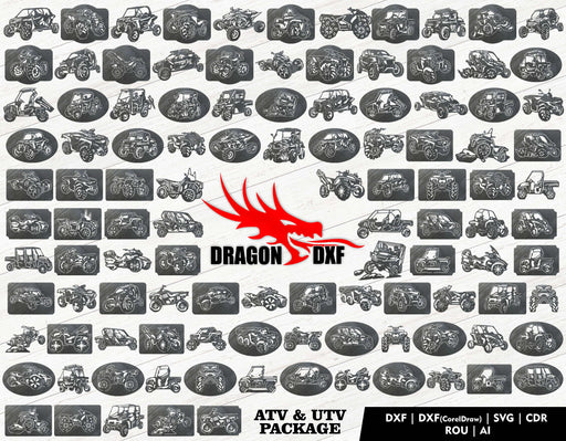 ATV & UTV Package (110 Designs) - Plasma Laser DXF Cut File
