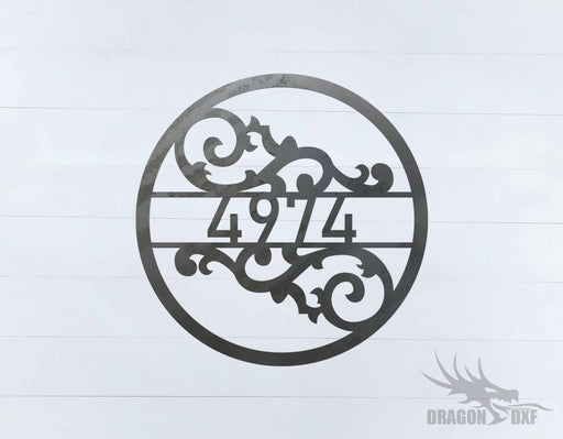 Address Sign 1 - DXF Download