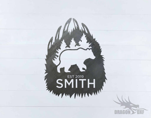 Animal Address Sign 11 - DXF Download