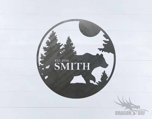 Animal Address Sign 9 - DXF Download