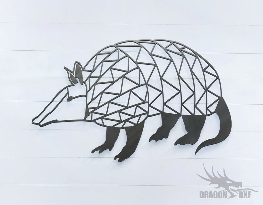 Armadillo - Geometric - Deco - Animals -  DXF Download