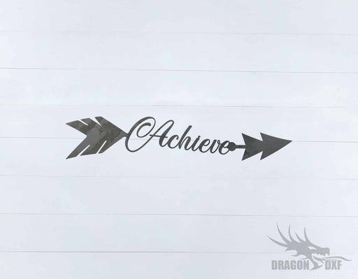 Arrow Design - Achieve - DXF Download