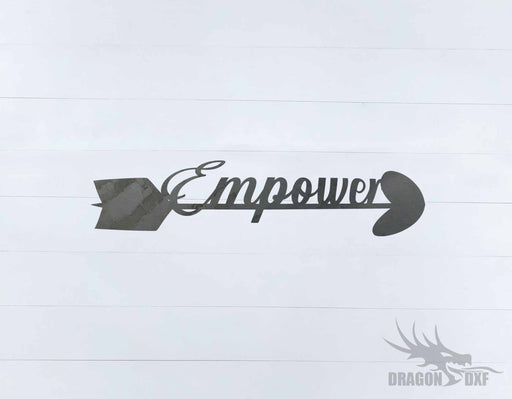 Arrow Design - Empower - DXF Download