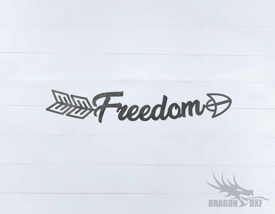 Arrow Design - Freedom - DXF Download