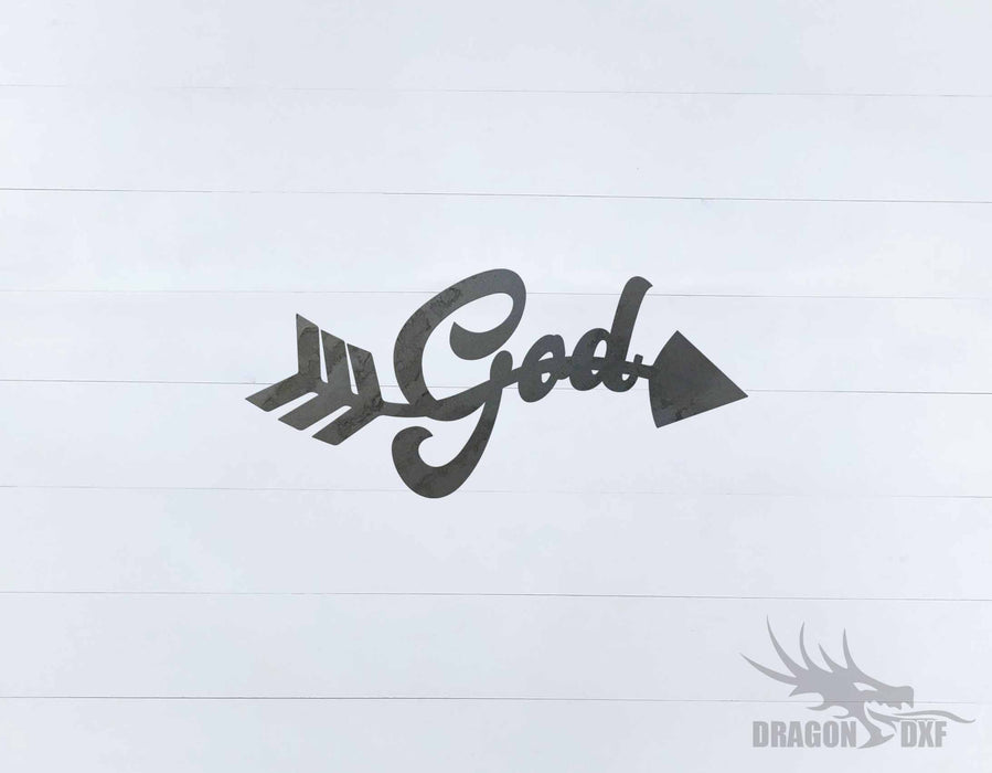 Arrow Design - God - DXF Download — DragonDXF