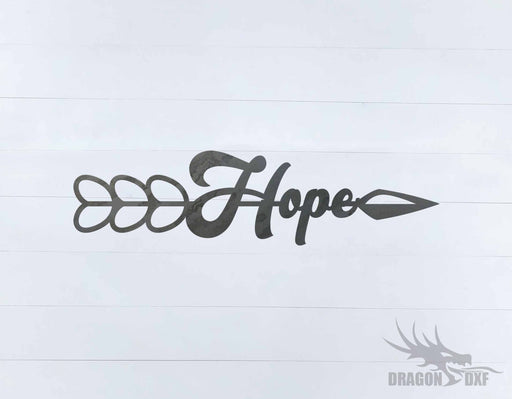Arrow Design - Hope - DXF Download