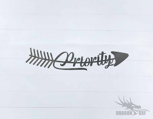 Arrow Design - Priority - DXF Download