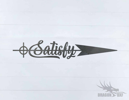 Arrow Design - Satisfy - DXF Download