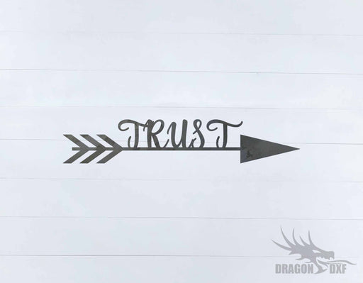 Arrow Design - Trust - DXF Download