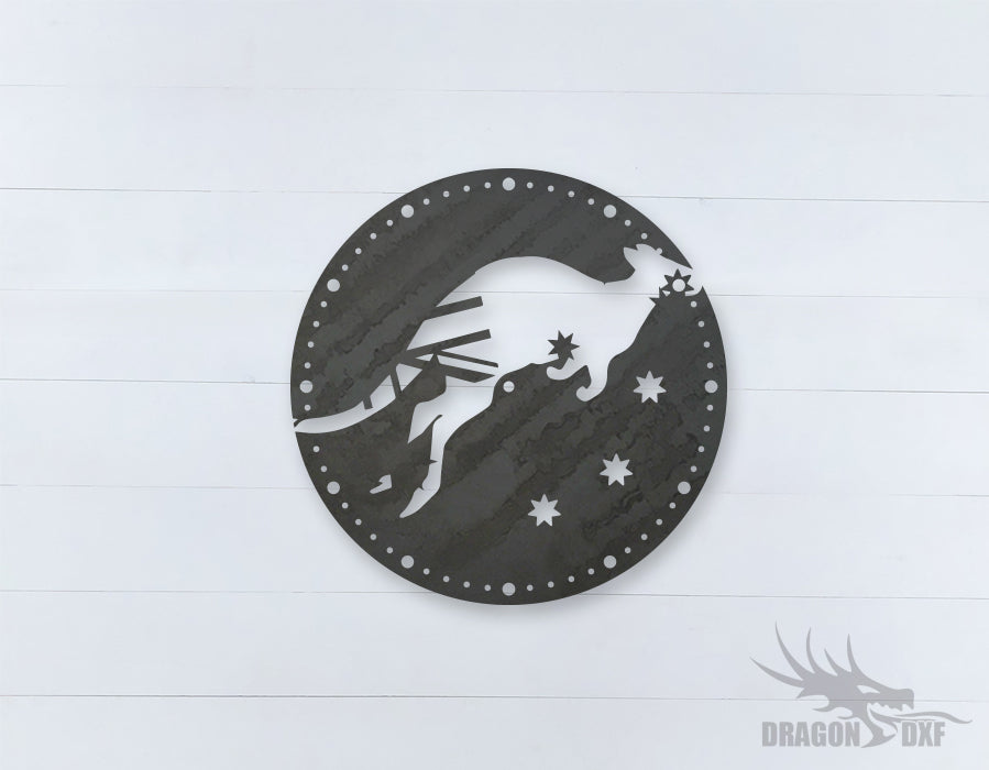 Australian Clock Design 2  - DXF Download