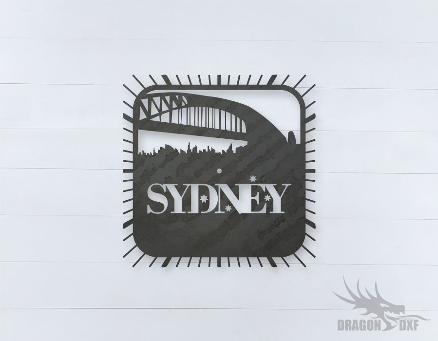 Australian Clock Design 3  - DXF Download