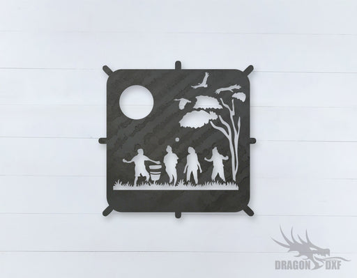 Australian Clock Design 6  - DXF Download