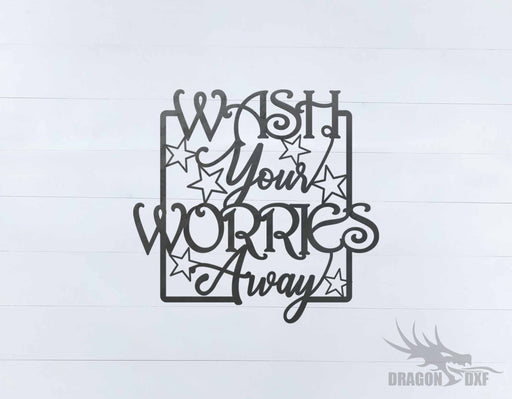 Bathroom Scripture Design 6 -  DXF Download