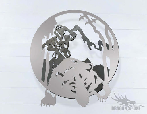 Bear Hunting - DXF Download