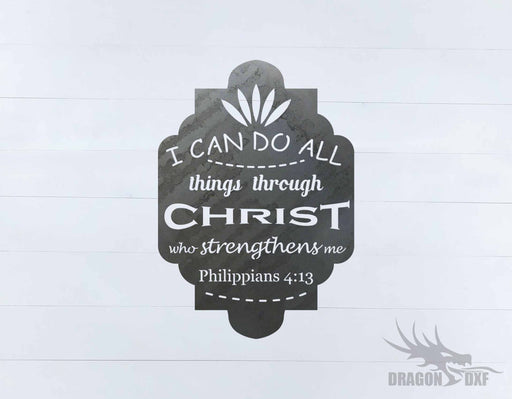 Bible Verse 13  - DXF Download