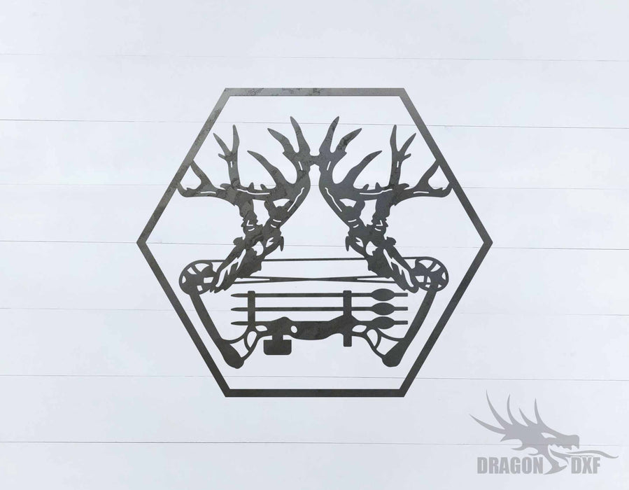 Bow Hunting Design 15 - DXF Download — DragonDXF