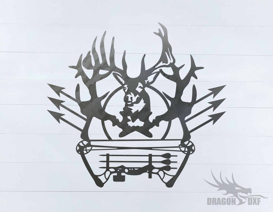 Bow Hunting Design 17 - DXF Download