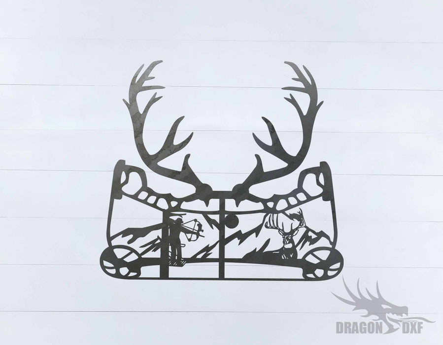 Bow Hunting Design 6 - DXF Download