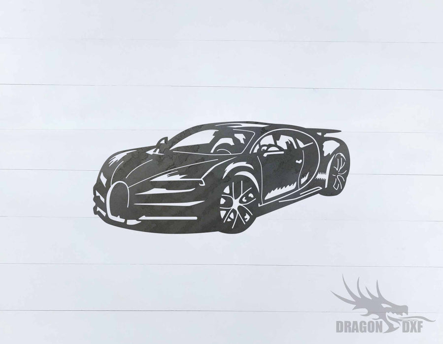 Top Car Design - Bugatti Chiron - DXF Download