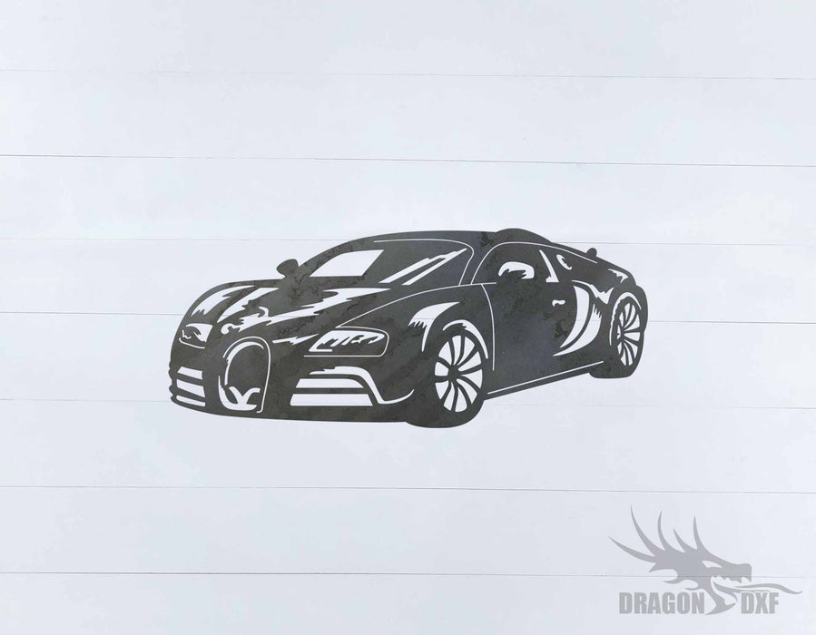 Top Car Design - Bugatti Veyron - DXF Download