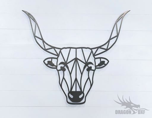 Bull - Geometric - Deco - Animals -  DXF Download