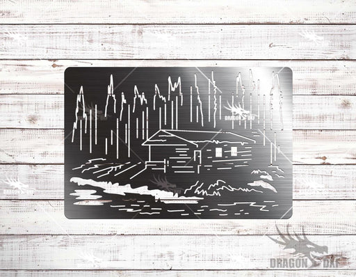 Cabin Design 2  - Plasma Laser DXF Cut File