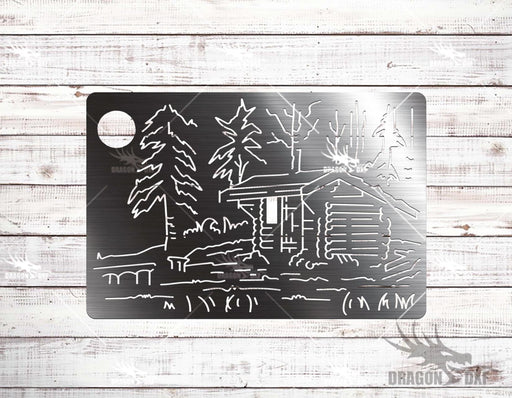 Cabin Design 5  - Plasma Laser DXF Cut File