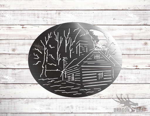 Cabin Design 6  - Plasma Laser DXF Cut File