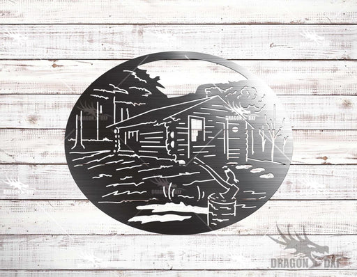 Cabin Design 8  - Plasma Laser DXF Cut File