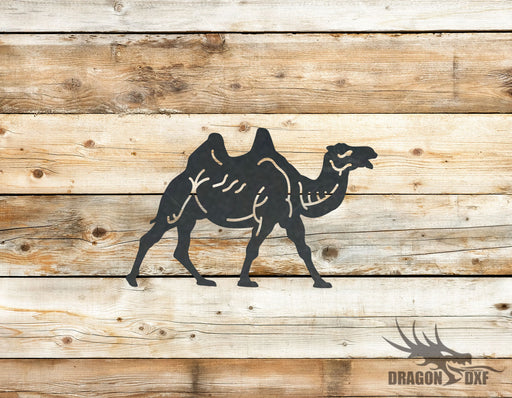 Camel Design 2 - Bactrian Camel - Camel with 2 humps - DXF Download