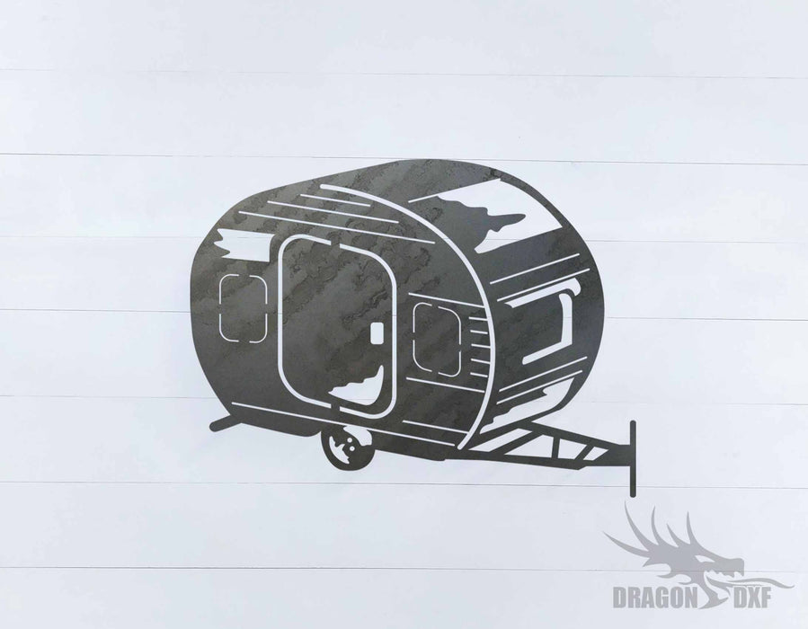 Dxf Files Rv Canister Camper Van Design 17 - DXF Download — DragonDXF