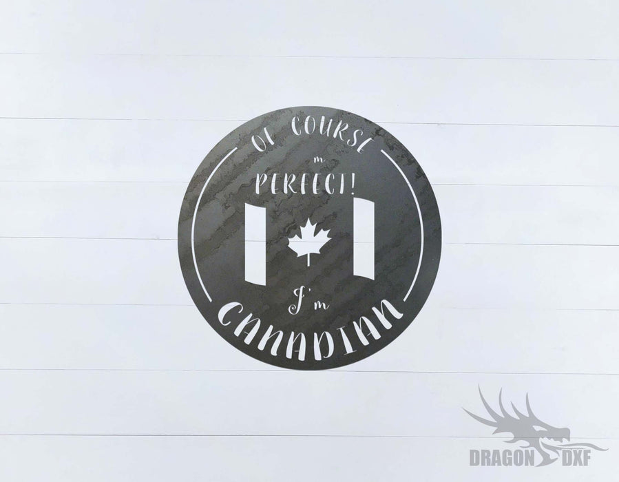Canadian Sign 11 - DXF Download