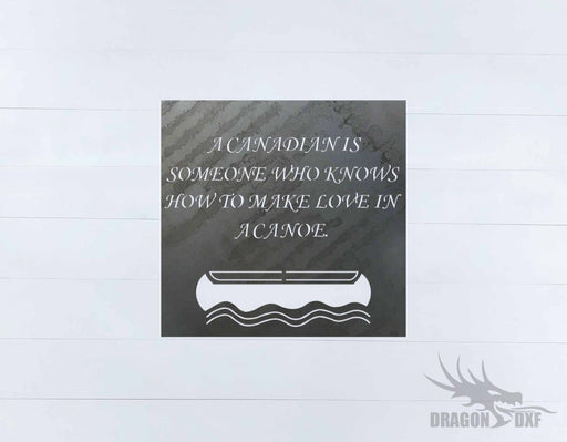 Canadian Sign 13 - DXF Download