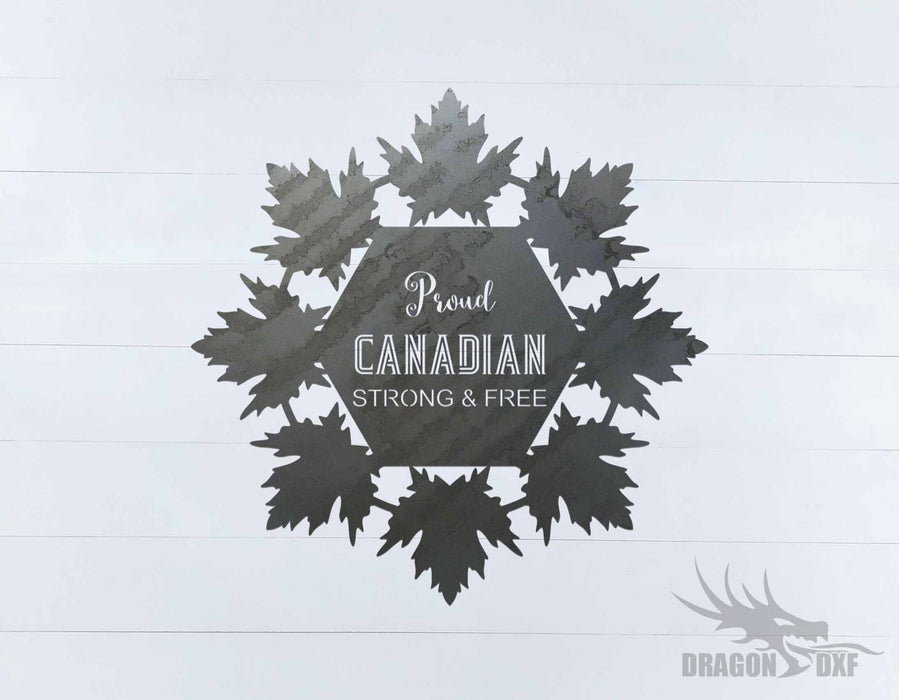 Canadian Sign 18 - DXF Download