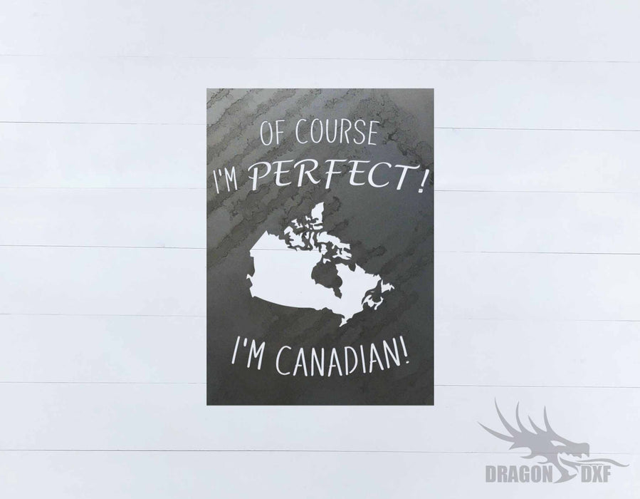 Canadian Sign 21 - DXF Download