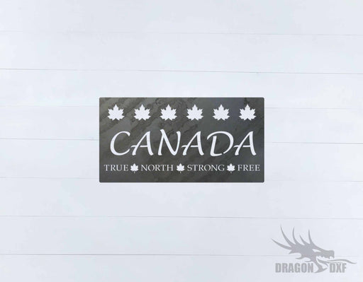 Canadian Sign 2 - DXF Download