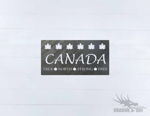 Canadian Sign 2 - DXF Download