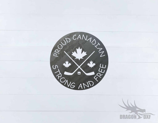 Canadian Sign 3 - DXF Download