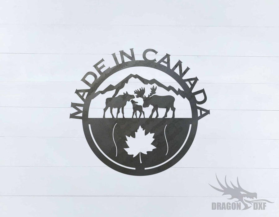 Canadian Sign 4 - DXF Download