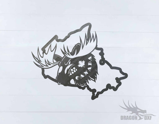 Canadian Welcome Sign 18 - DXF Download