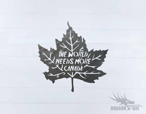 Canadian Welcome Sign 21 - DXF Download