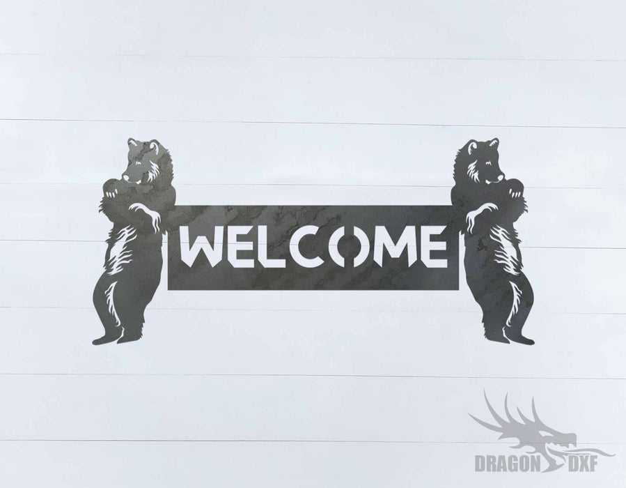 Canadian Welcome Sign 26 - DXF Download