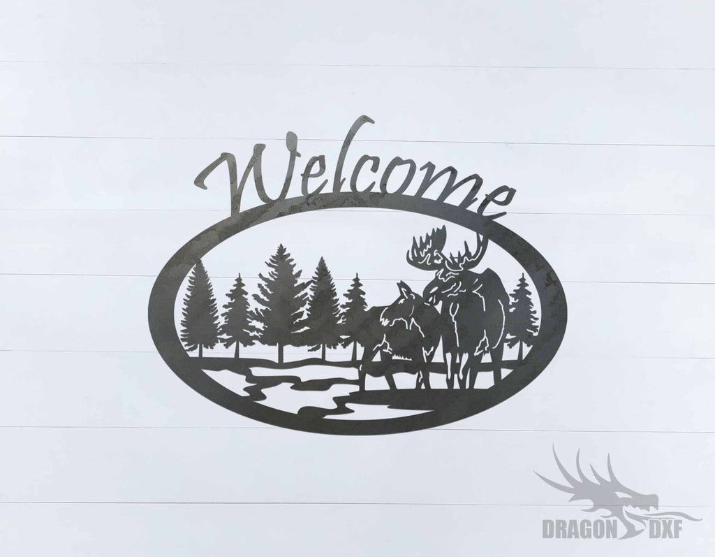Canadian Welcome Sign 28 - DXF Download — DragonDXF