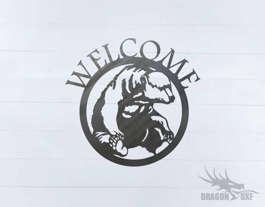 Canadian Welcome Sign 3 - DXF Download